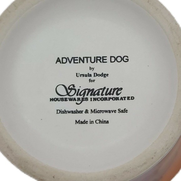Ursula Dodge Adventure Dog Coffee Mug Tea Cup Cartoon Artist for Signature - Picture 5 of 7